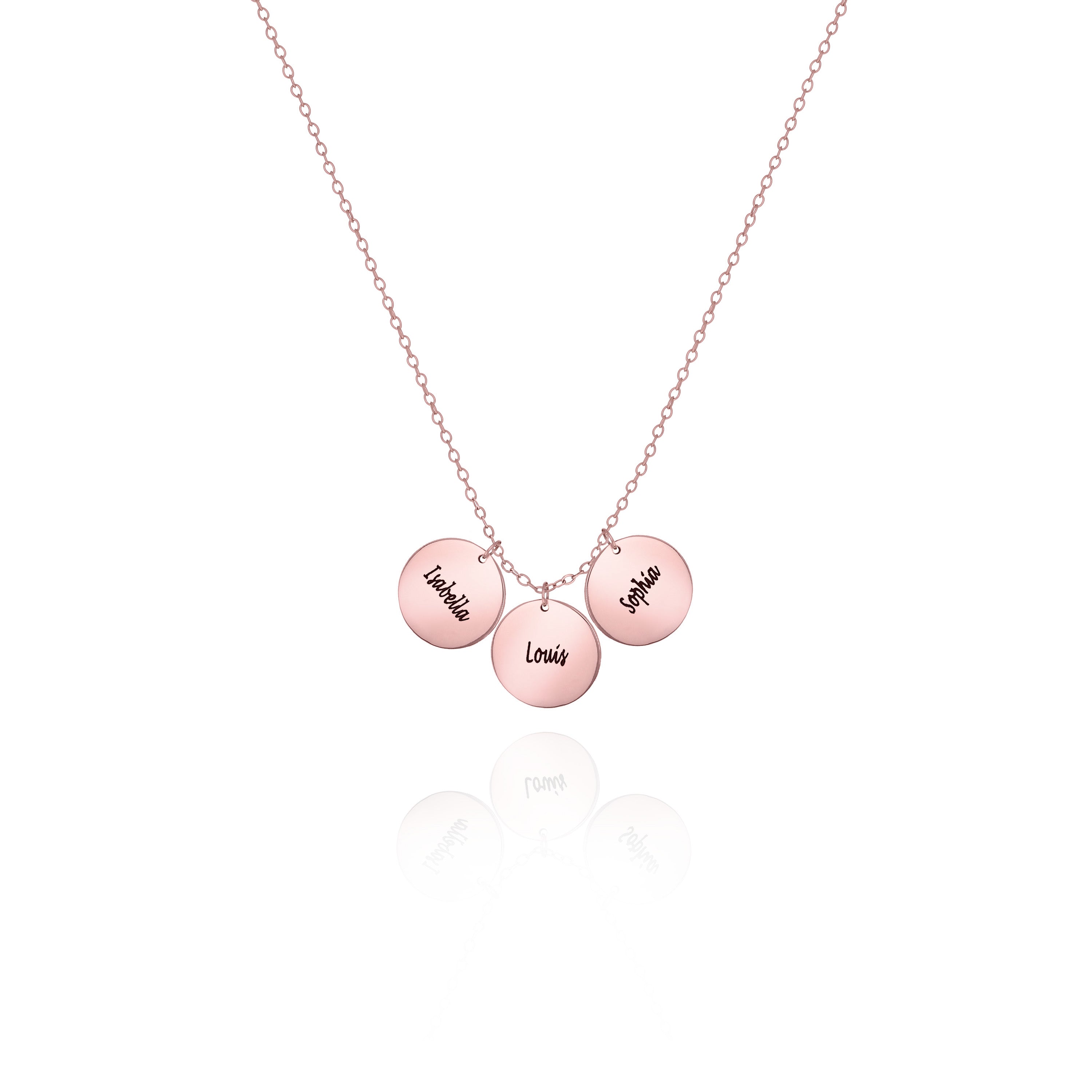 Personalized Name Disc Necklace