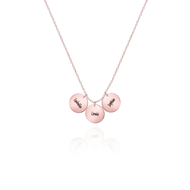 Personalized Name Disc Necklace
