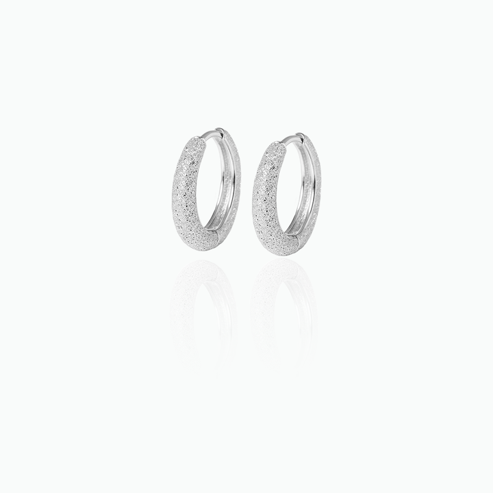 Minimalist Dainty Hoop Earrings – Everyday Sterling Silver Gift for Her- S035