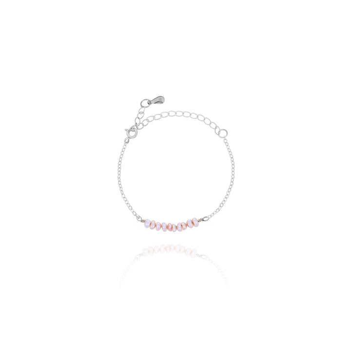 Dainty Freshwater Lavender Pearl Bracelet
