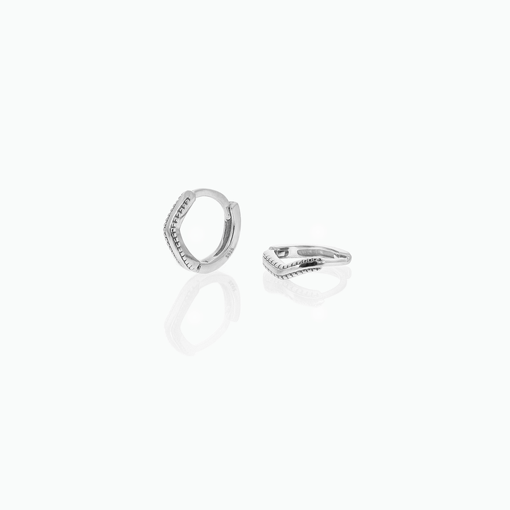 Dainty Huggie Hoop Earrings- S034