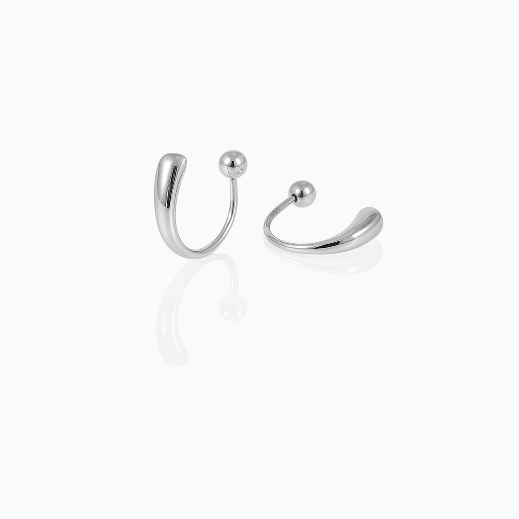 Dainty Huggie Earrings – Minimalist Sterling Silver Gift for Daughter
