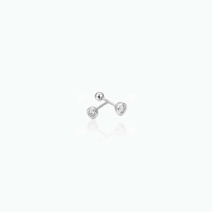 Crystal Accent Stud Earrings- S141