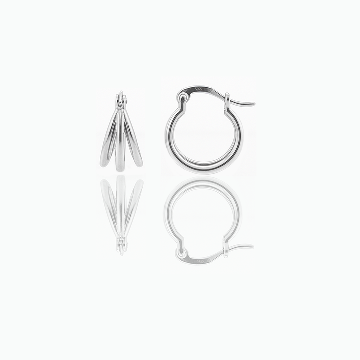 Refined Dainty Hoop Earrings- S015