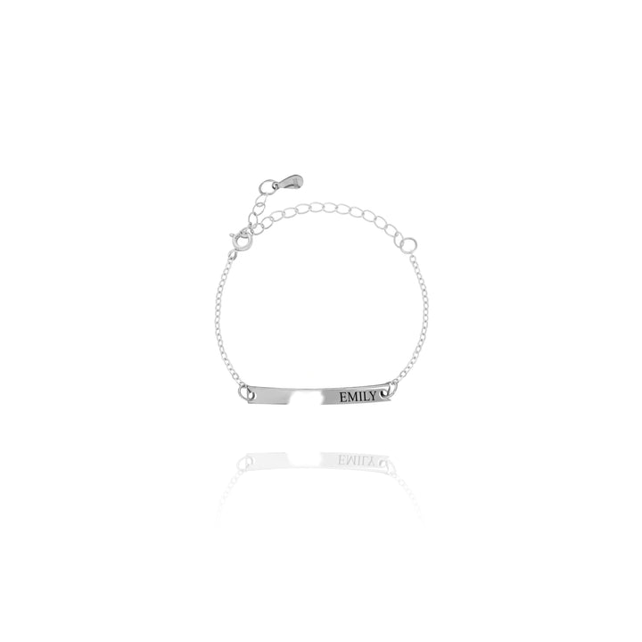 Personalized Bar Name Bracelet for Her