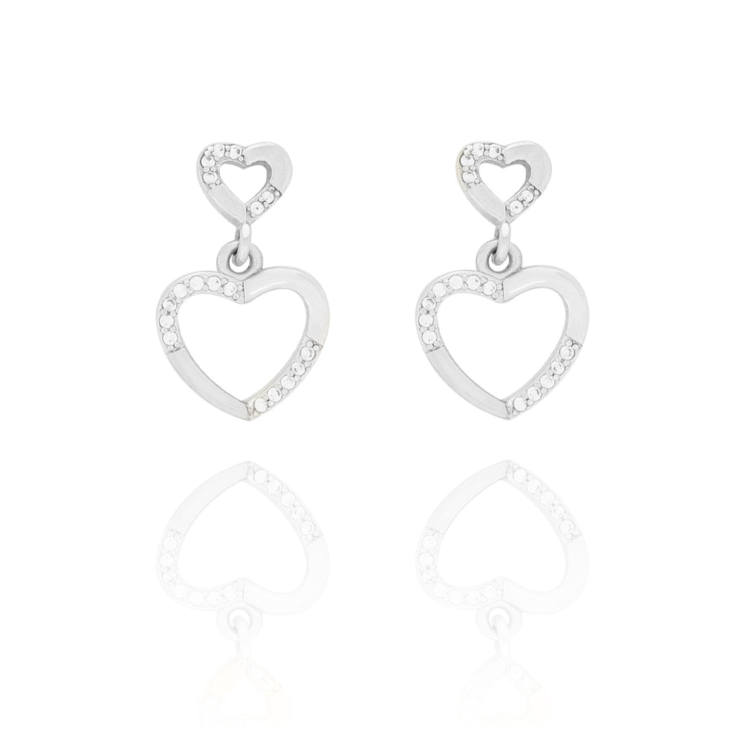 Minimalist Heart Stud Earrings- S009