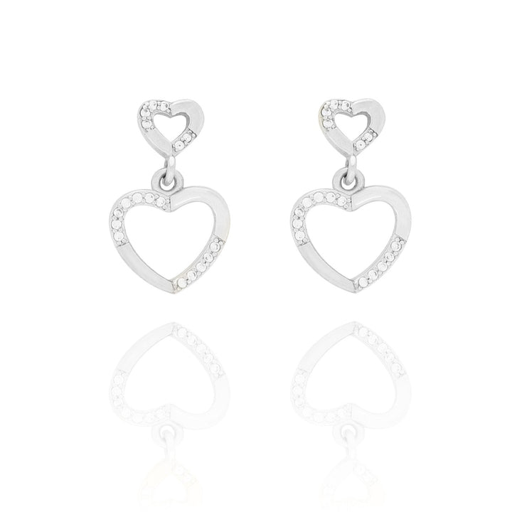 Minimalist Heart Stud Earrings- S009