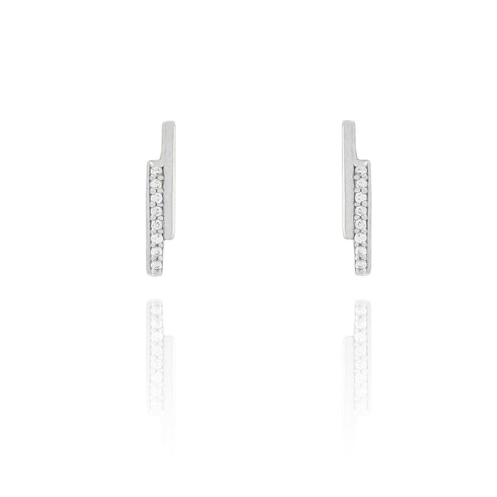 Dainty Crystal Stud Earrings- S007
