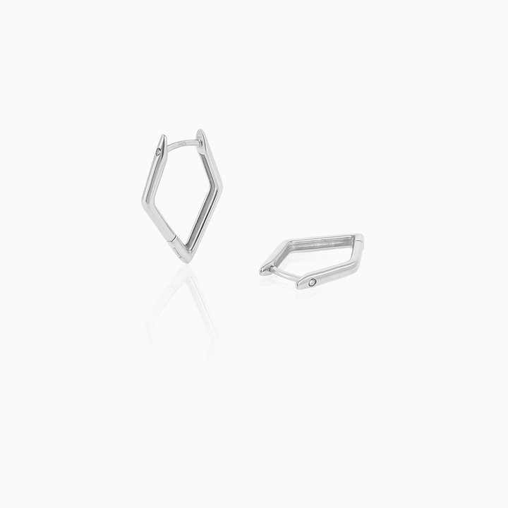 925 Sterling Silver Huggie Hoop Earrings – Lightweight Minimalist Gift for Her- S026