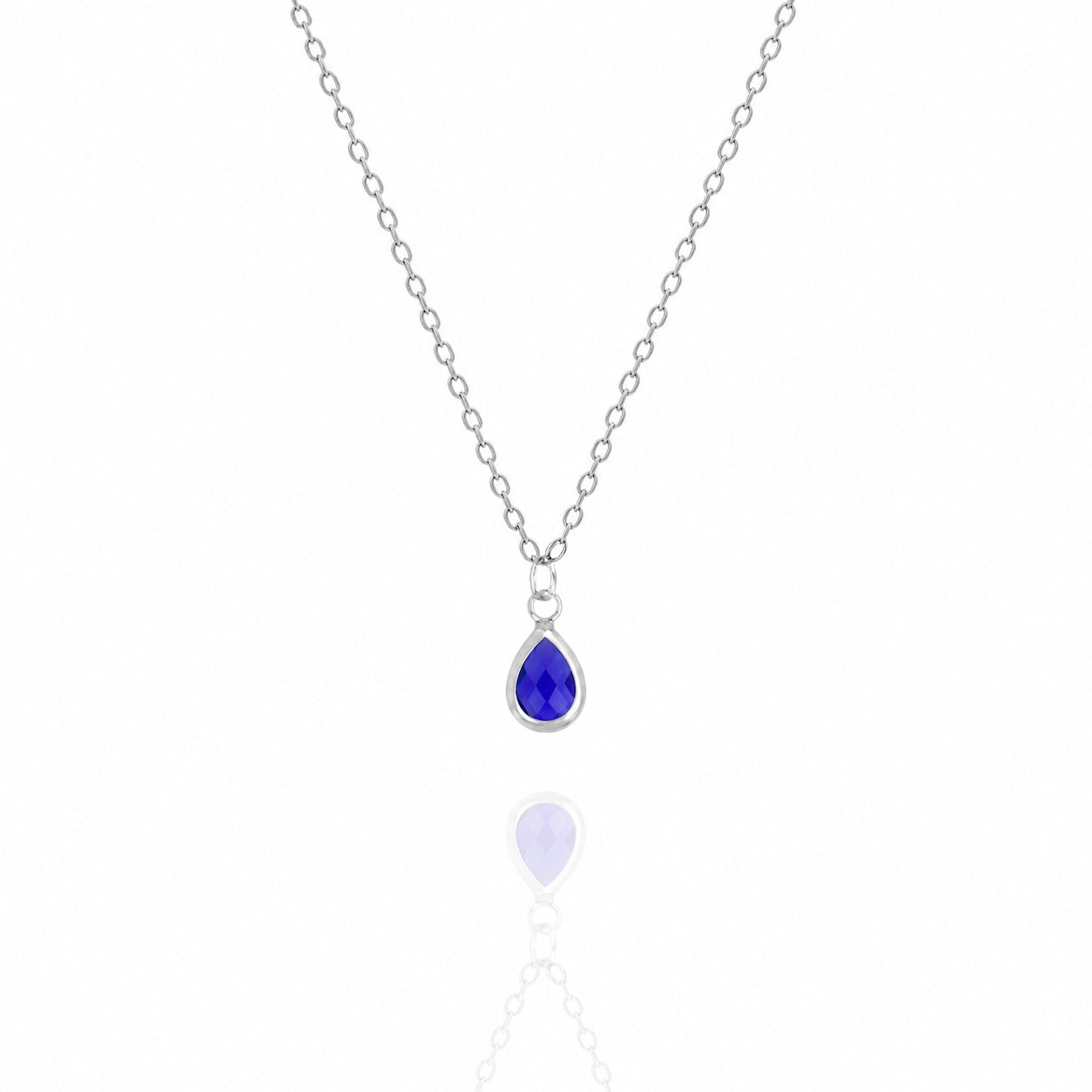 Birthstone Drop Necklace – Dainty Minimalist Gift for Her