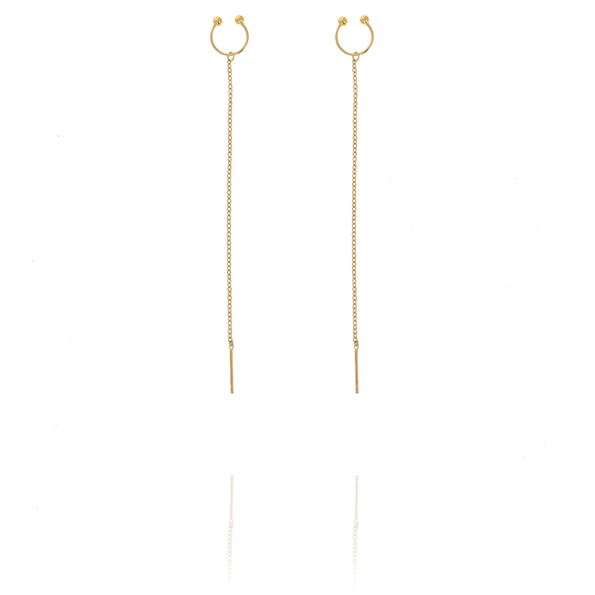 Ear Cuff Chain Earrings