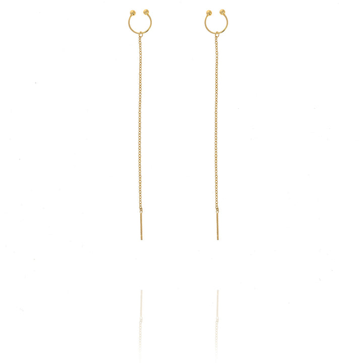 Ear Cuff Chain Earrings