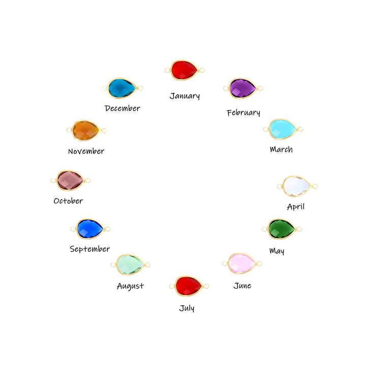 Chunky Birthstone Pendant Necklace
