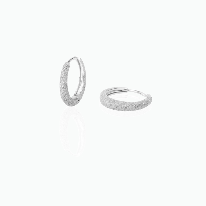 Minimalist Dainty Hoop Earrings – Everyday Sterling Silver Gift for Her- S035
