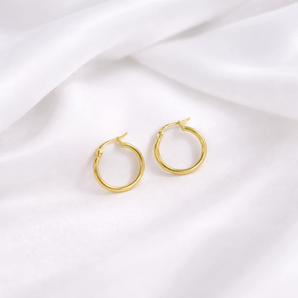 Sterling Silver Small Hoop Earrings