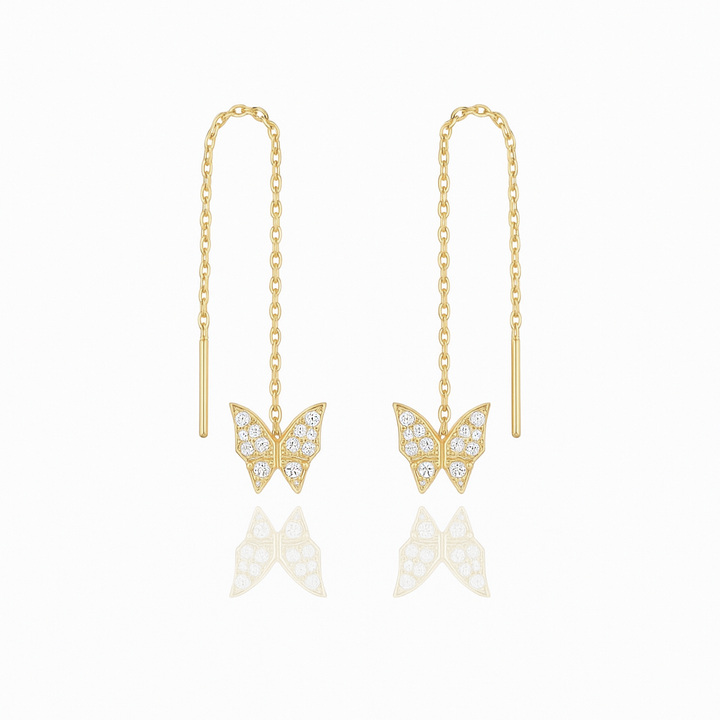 Elegant Butterfly Dangle Earrings- S017