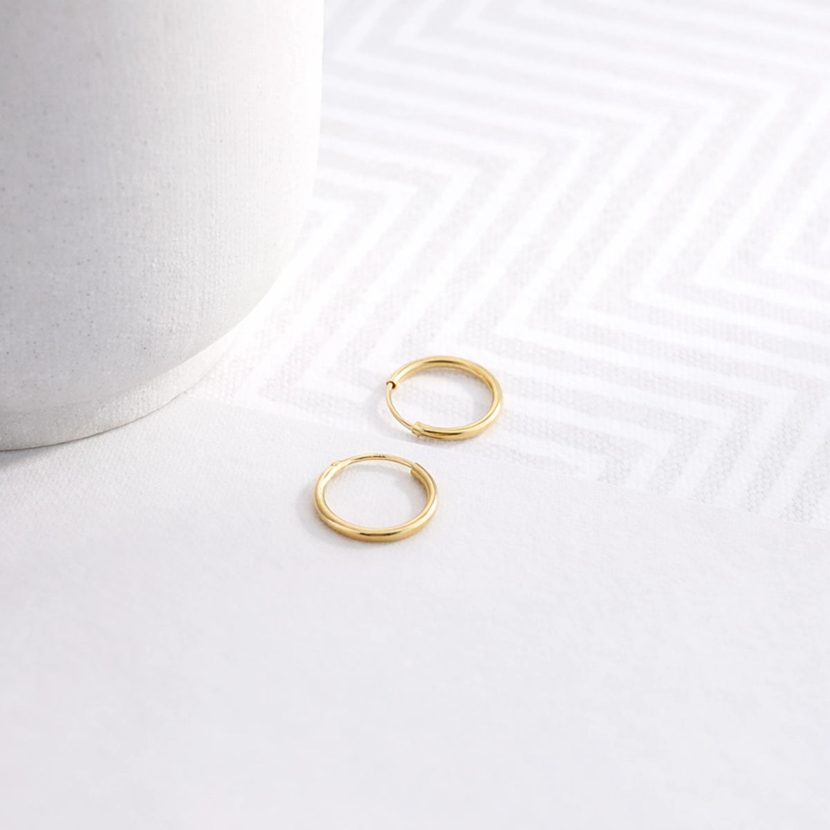 Sterling Silver Classic Hoop Earrings