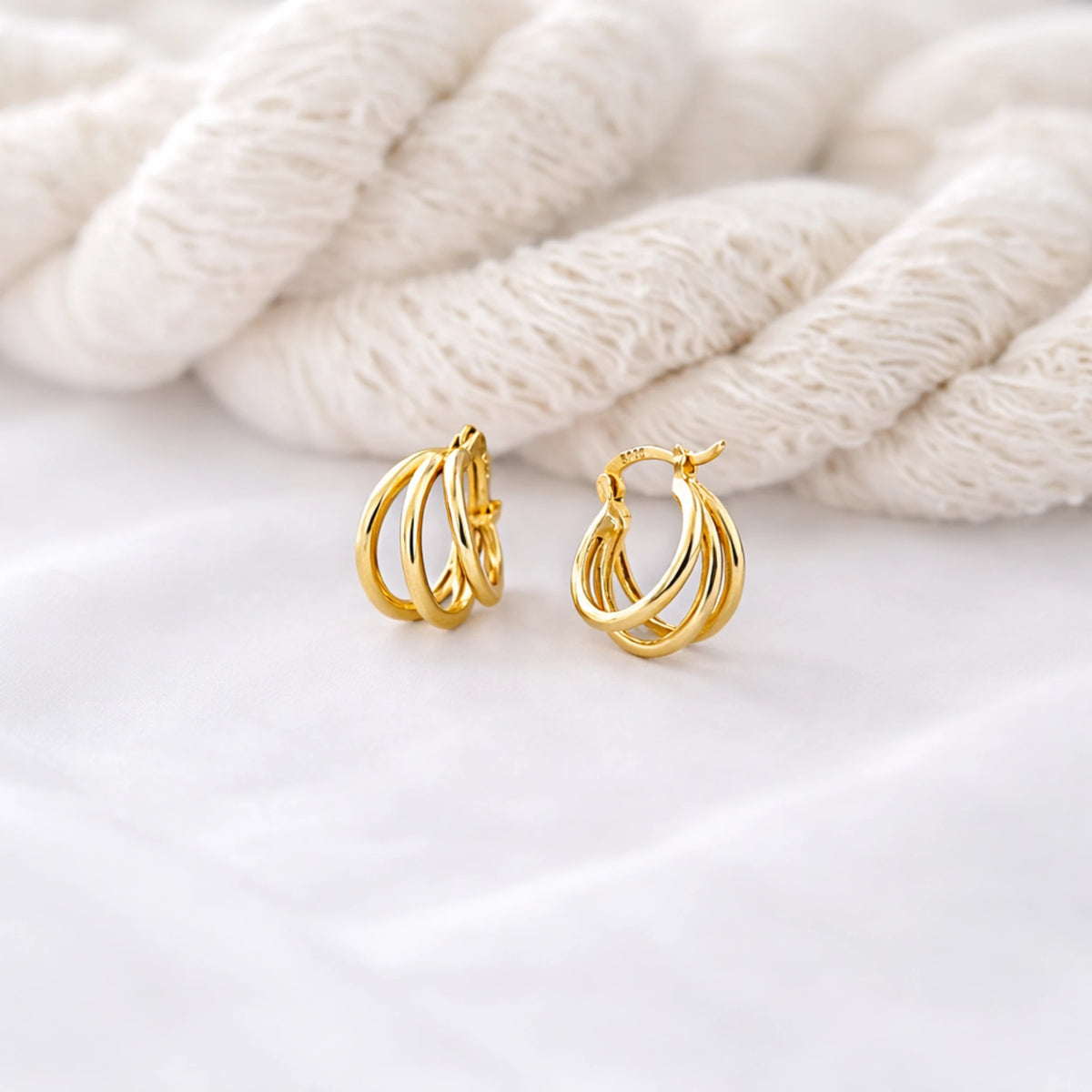 Sterling Silver Dainty Hoop Earrings