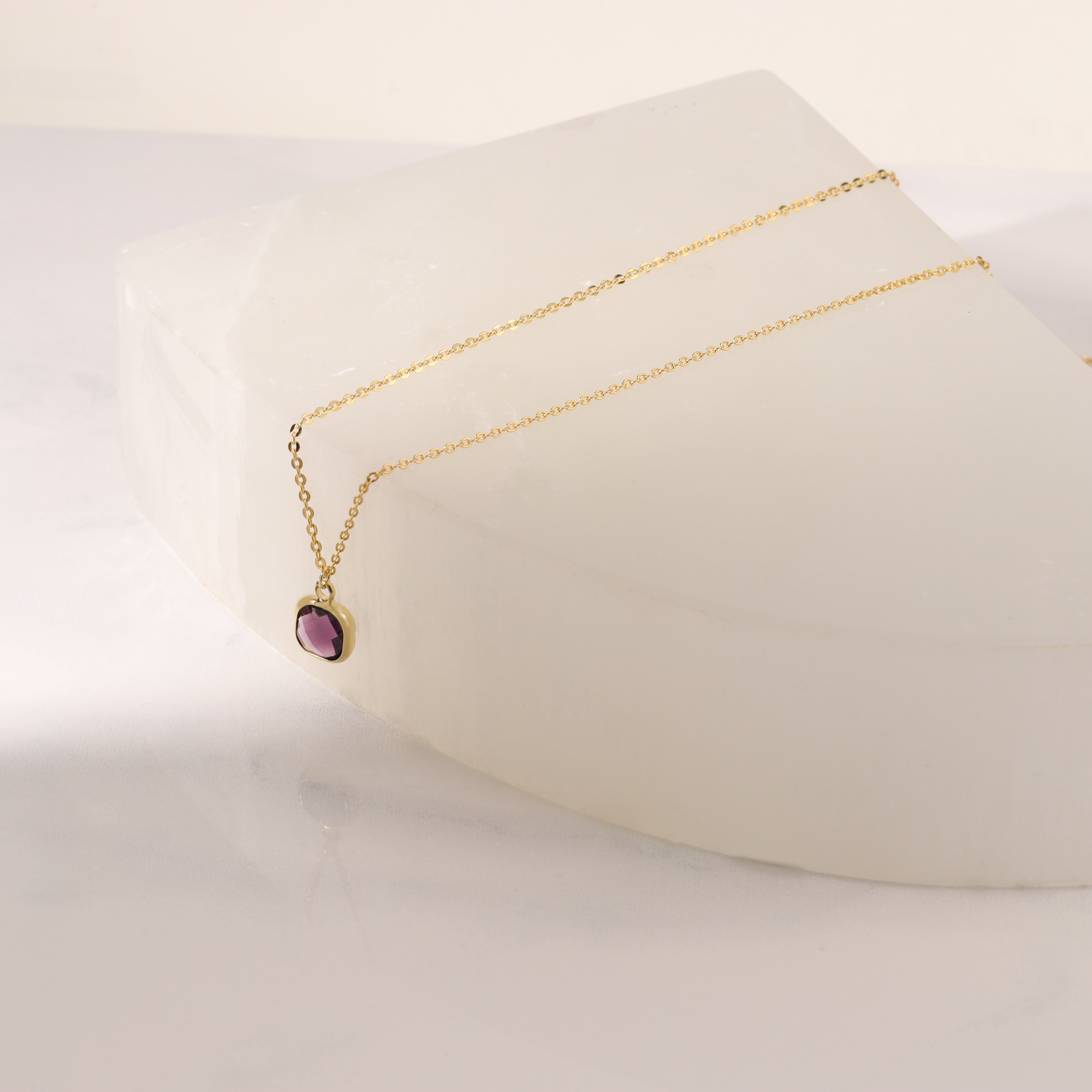 Personalized Birthstone Necklace – Dainty Gift for Her