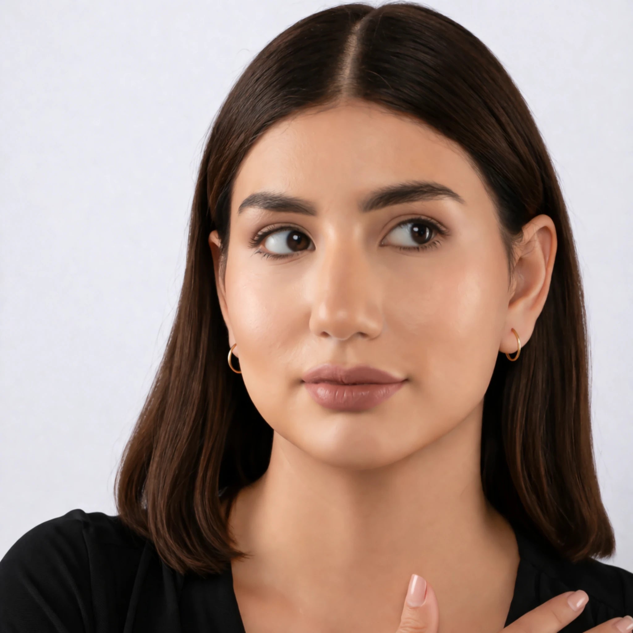 Sterling Silver Tiny Huggie Hoop Earrings