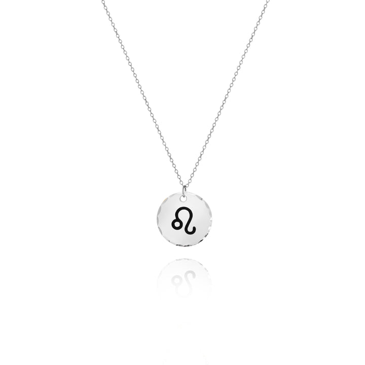 Hammered Disc Necklace – Personalized Sterling Silver Pendant