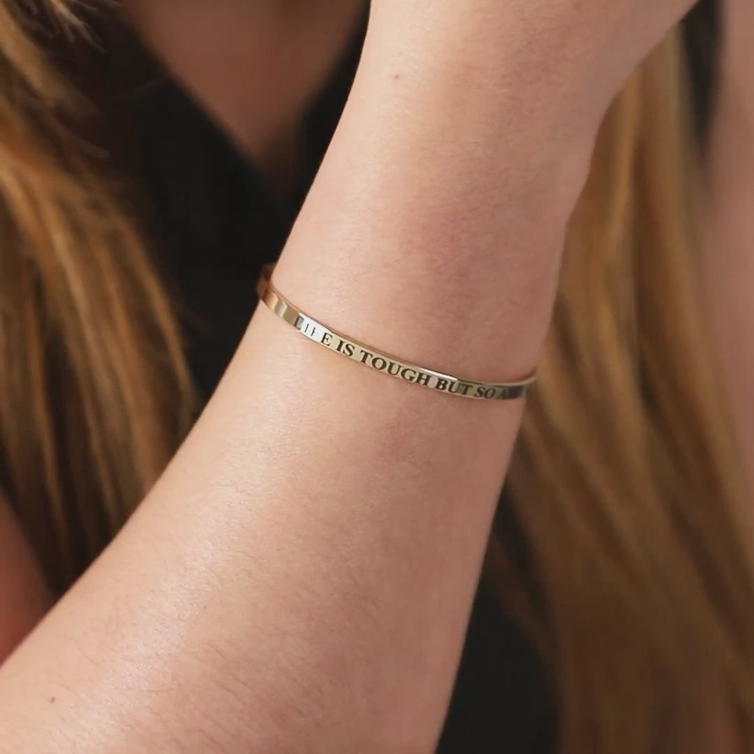 Personalized Name Cuff Bracelet