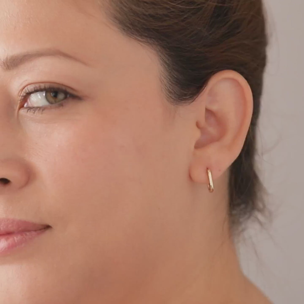 Sterling Silver Minimalist Hoop Earrings
