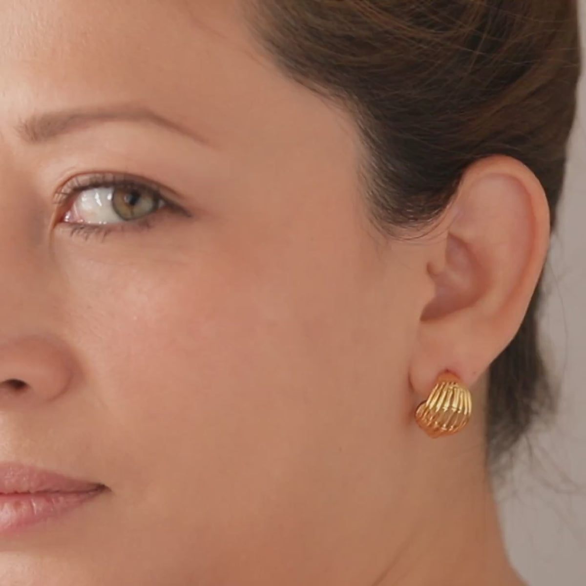 Sterling Silver Open Cage Hoop Earrings