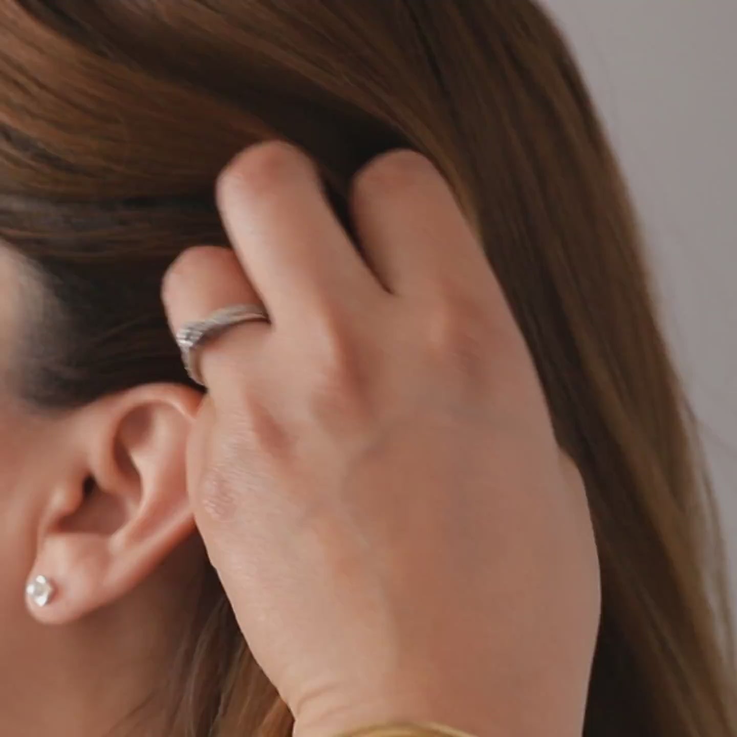 Tiny Freshwater Pearl Stud Earrings in Sterling Silver