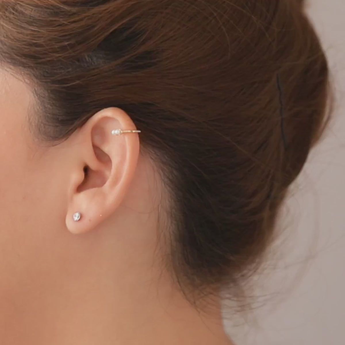 Gold Pearl Ear Cuff Earrings – No Piercing
