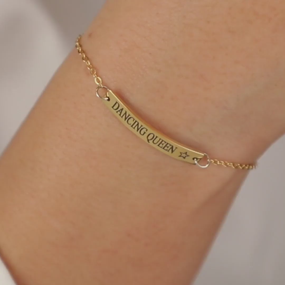 Personalized Coordinate Bracelet