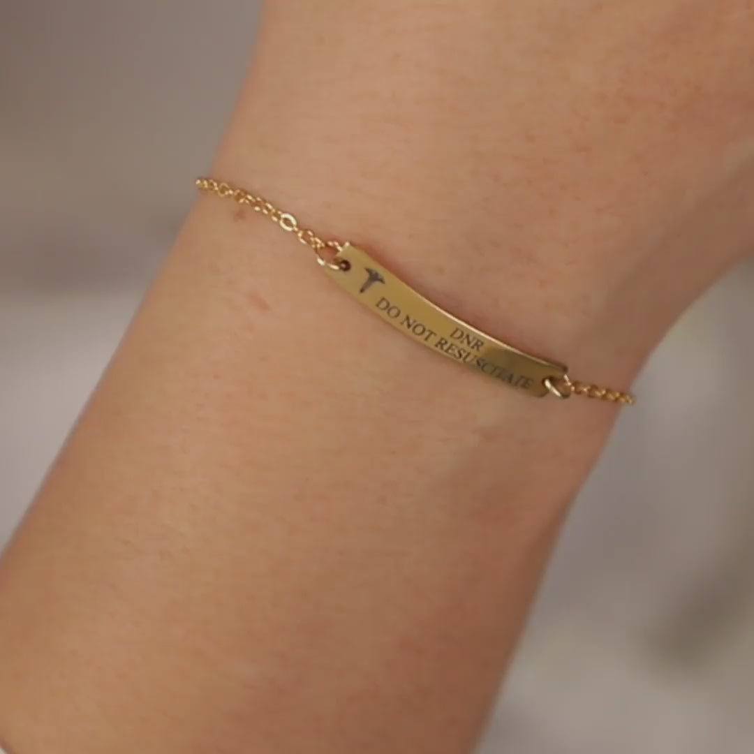 Medical Alert Bracelet – Personalized Minimalist Safety Jewelry