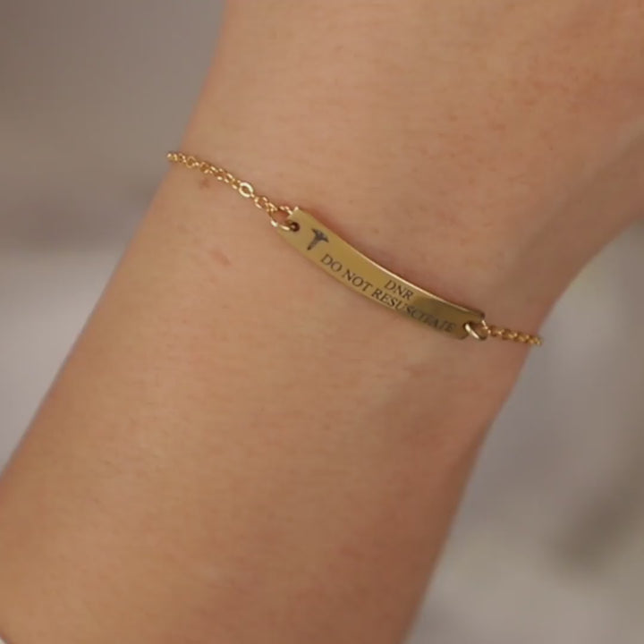 Medical Alert Bracelet – Personalized Minimalist Safety Jewelry