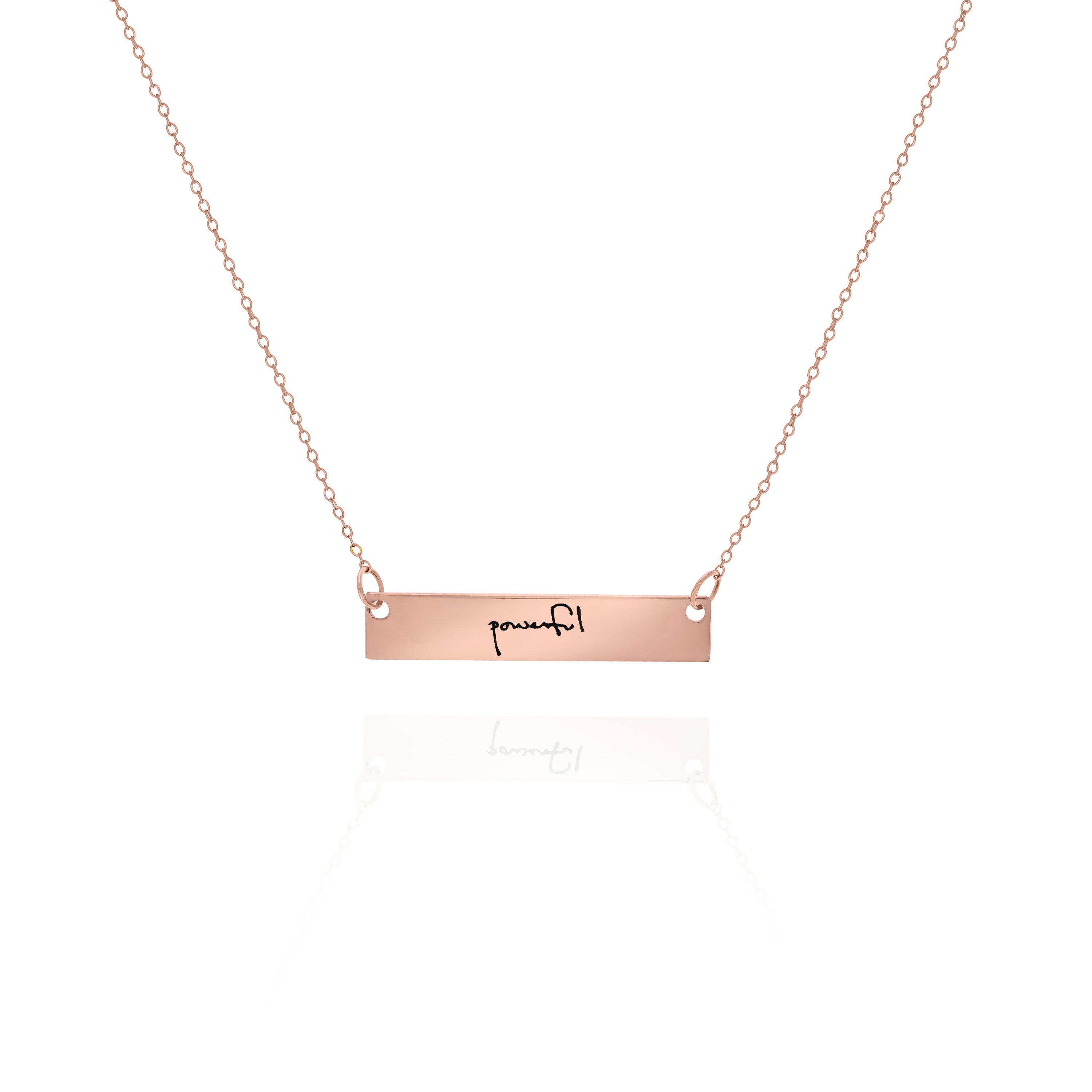 Personalized Handwriting Necklace