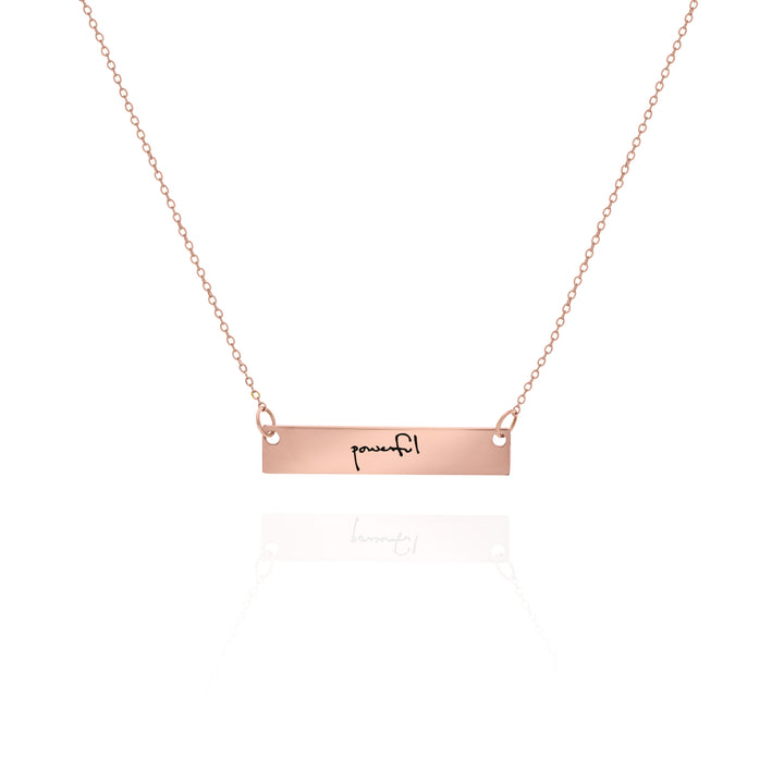 Personalized Handwriting Necklace
