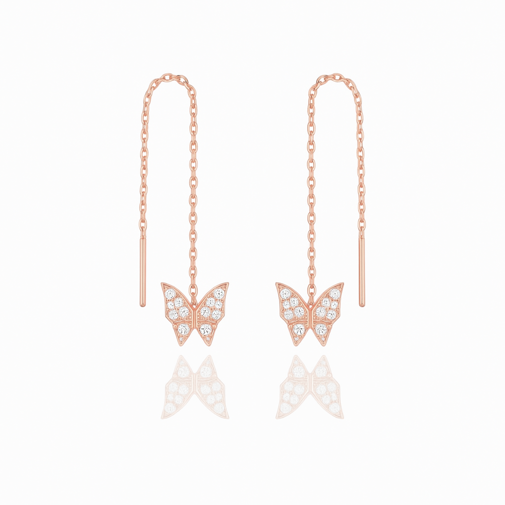 Elegant Butterfly Dangle Earrings- S017