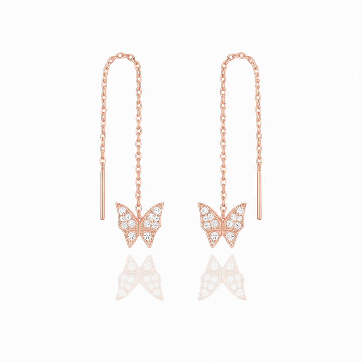 Elegant Butterfly Dangle Earrings- S017