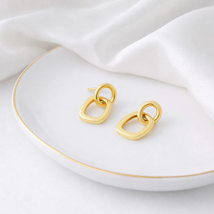 Sterling Silver Minimalist Stud Earrings