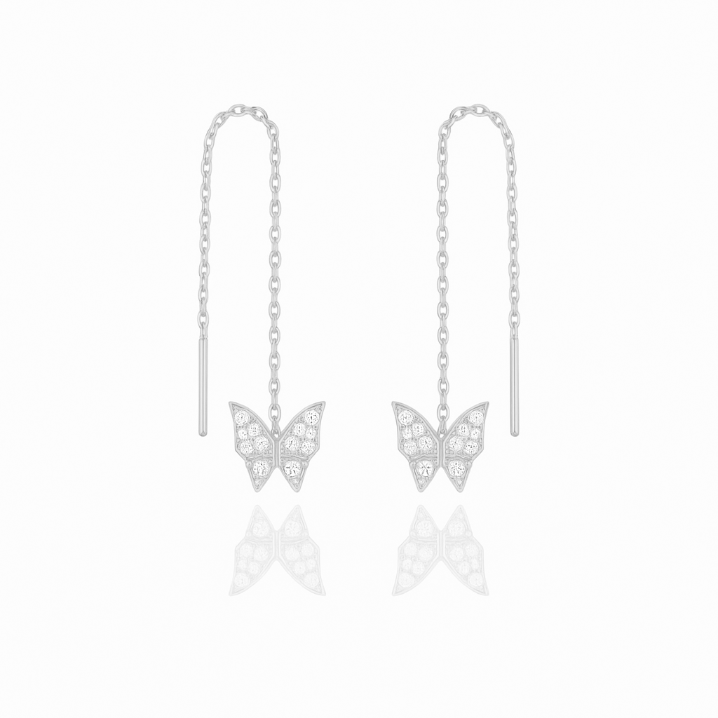 Elegant Butterfly Dangle Earrings- S017