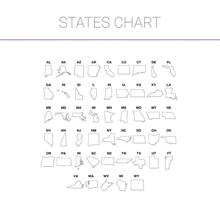 Stay Connected (States) Necklace