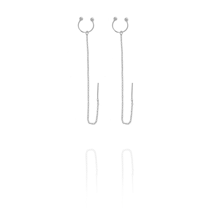 Ear Cuff Chain Earrings